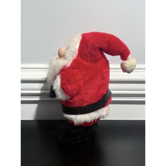 VTG 1982 RENNOC Plush Santakins Santa Claus Chubby Rubber Face Retro Decor 13” - Picture 3 of 7